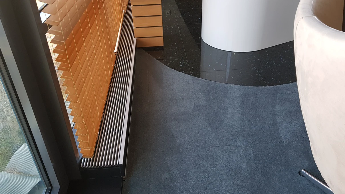 modern interier with our heating foxstep
