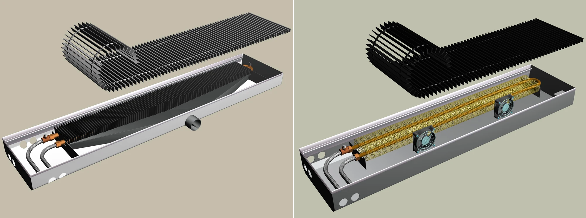 underfloor convector old version